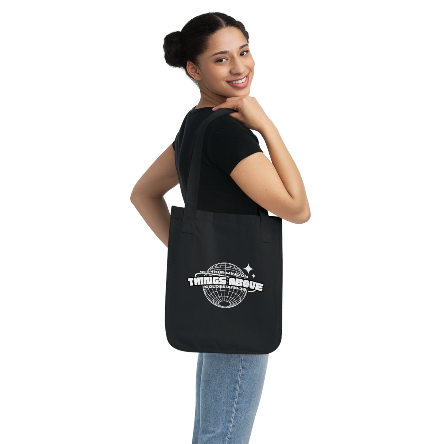 Things Above Organic Canvas Tote Bag