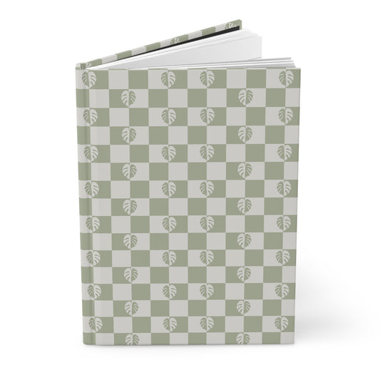 Checkered Plant Journal - Sage Green