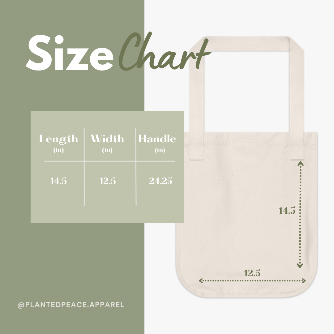 Things Above Organic Canvas Tote Bag